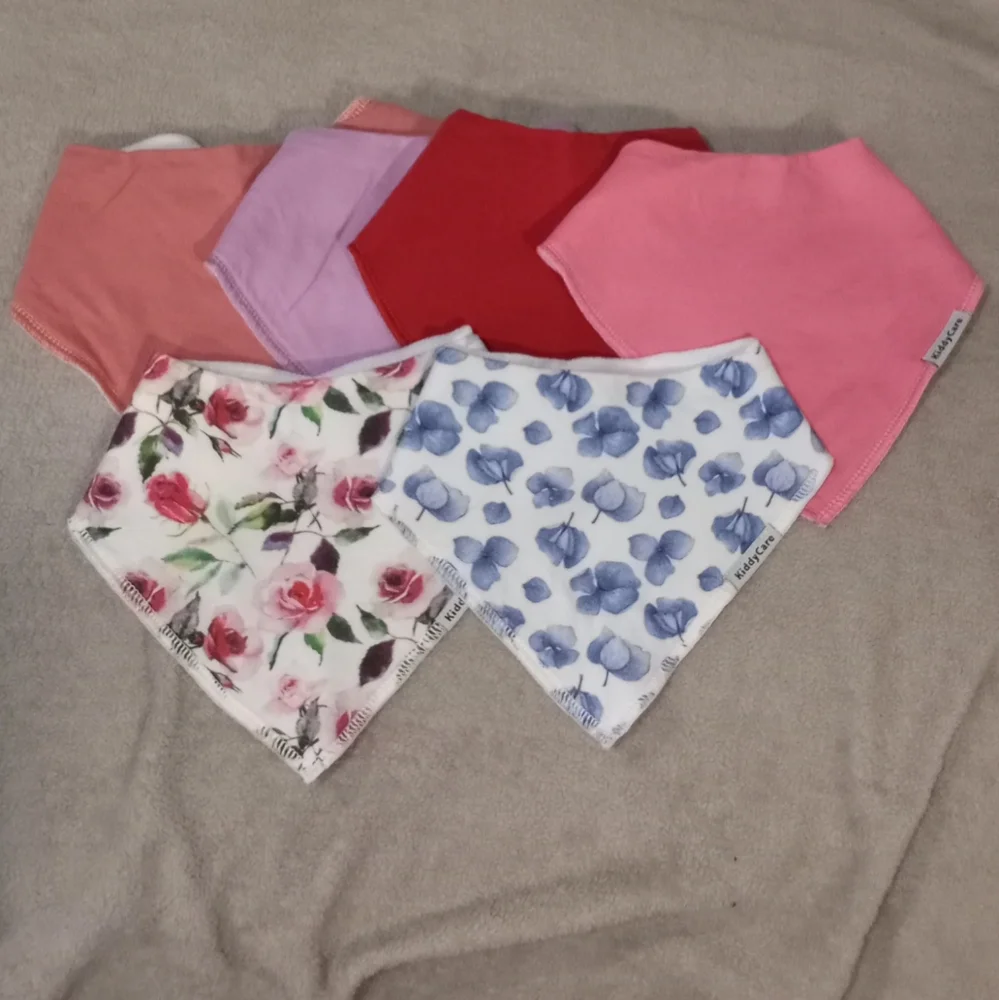 6 pack infant bibs